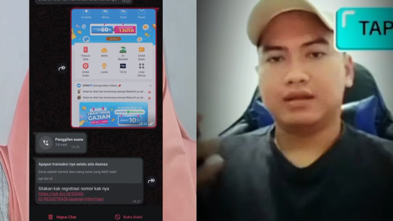 Marak Link DANA Kaget Palsu, Modus Penipuan TikToker Koko Berbagi Makan Banyak Korban